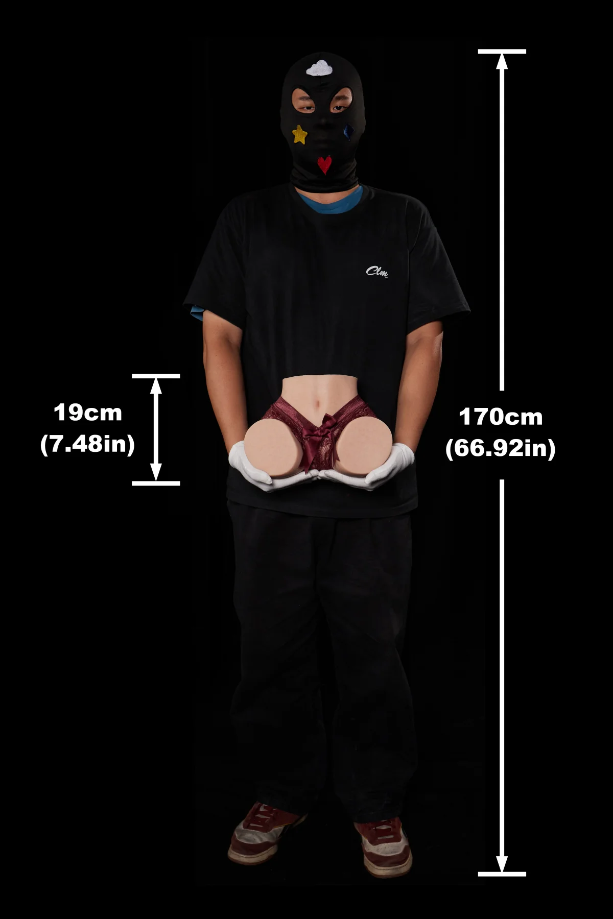 20cm (0ft8) Realistic Body Makeup Silicone Sex Doll PW-A45